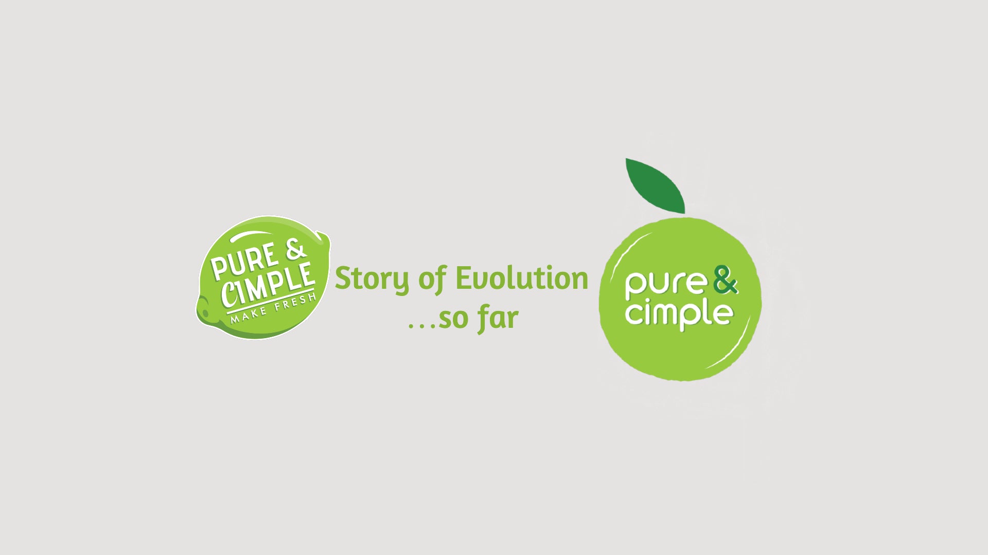 Our new Logo - commitment to purity, simplicity & sustainability