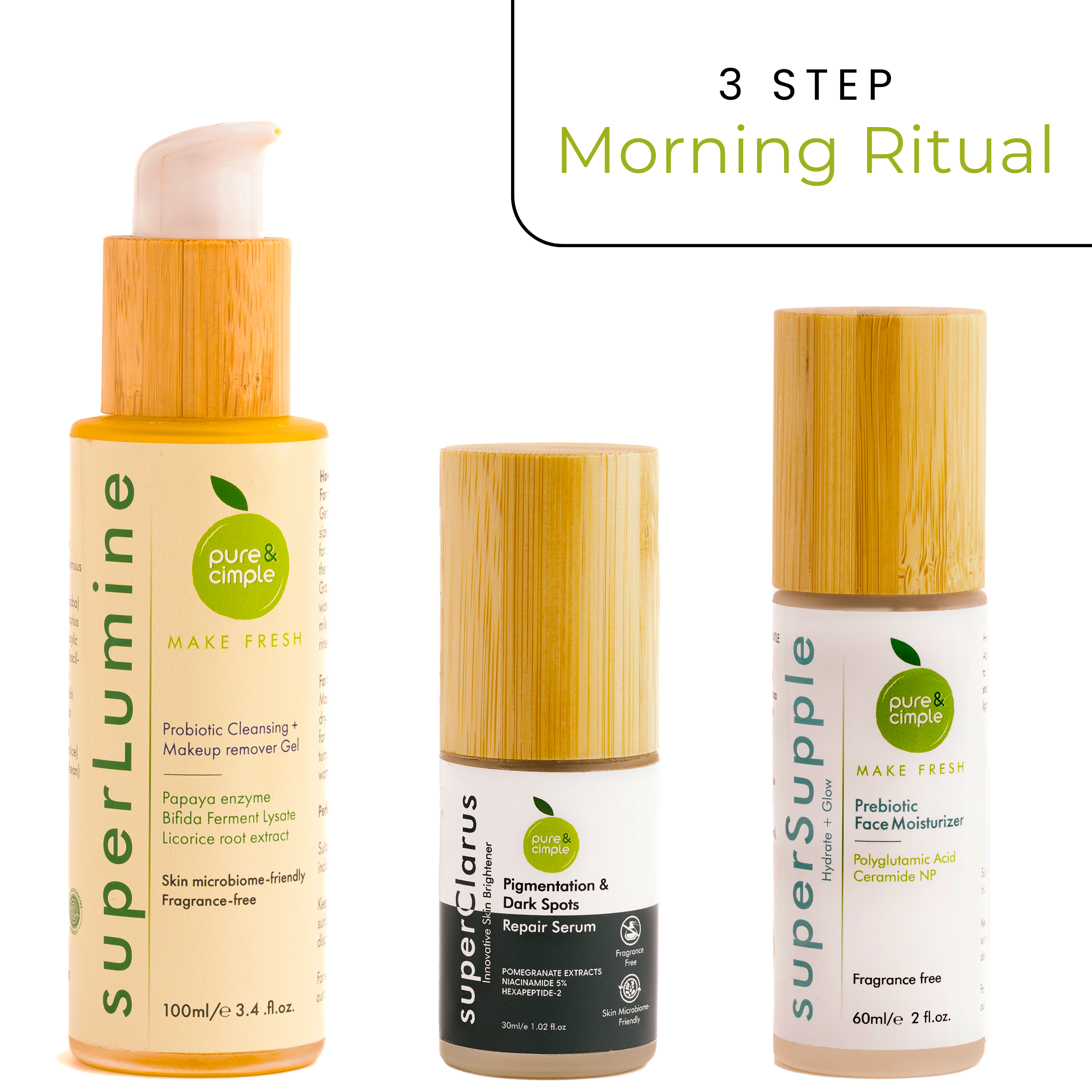 Morning & Evening 3-Step Rituals