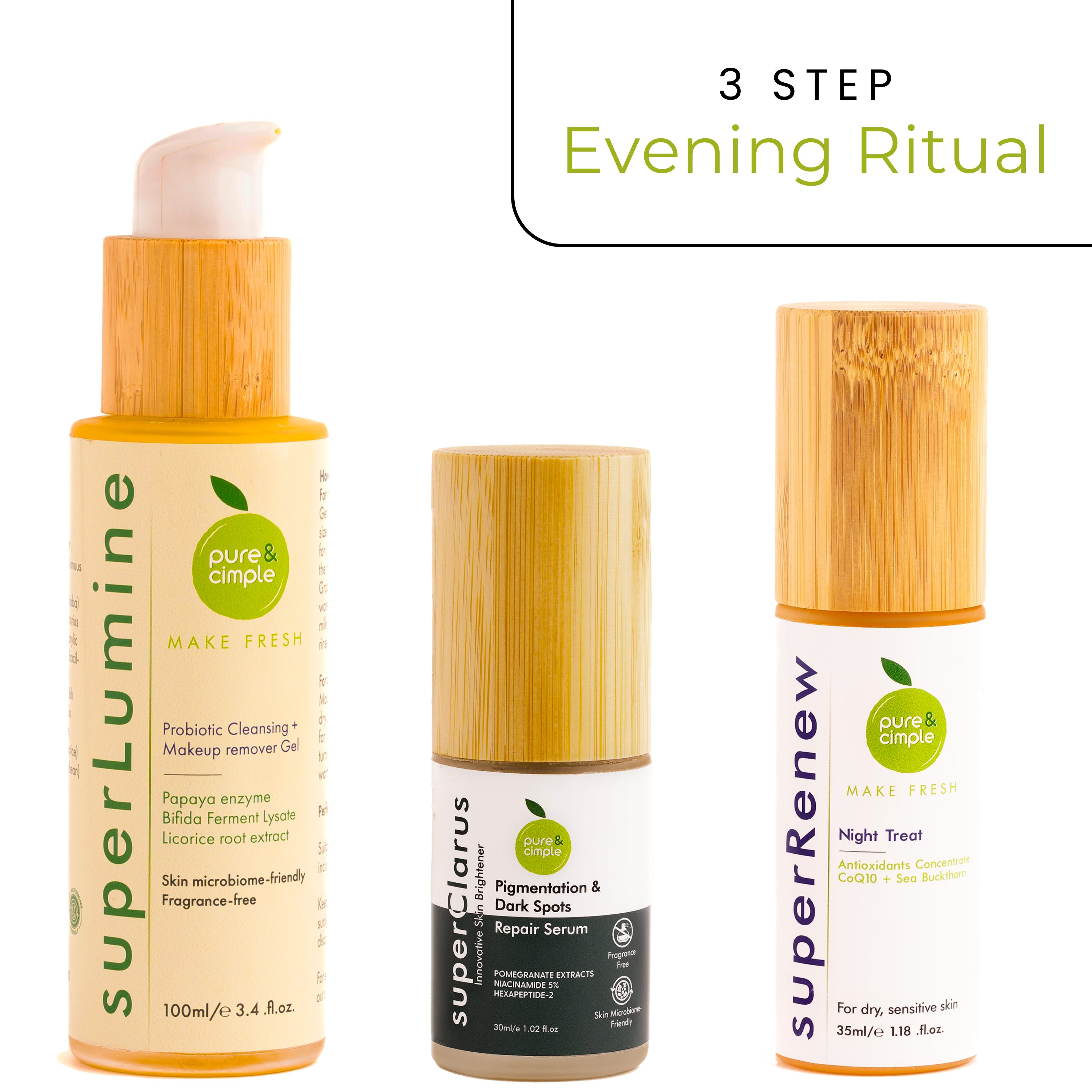 Morning & Evening 3-Step Rituals