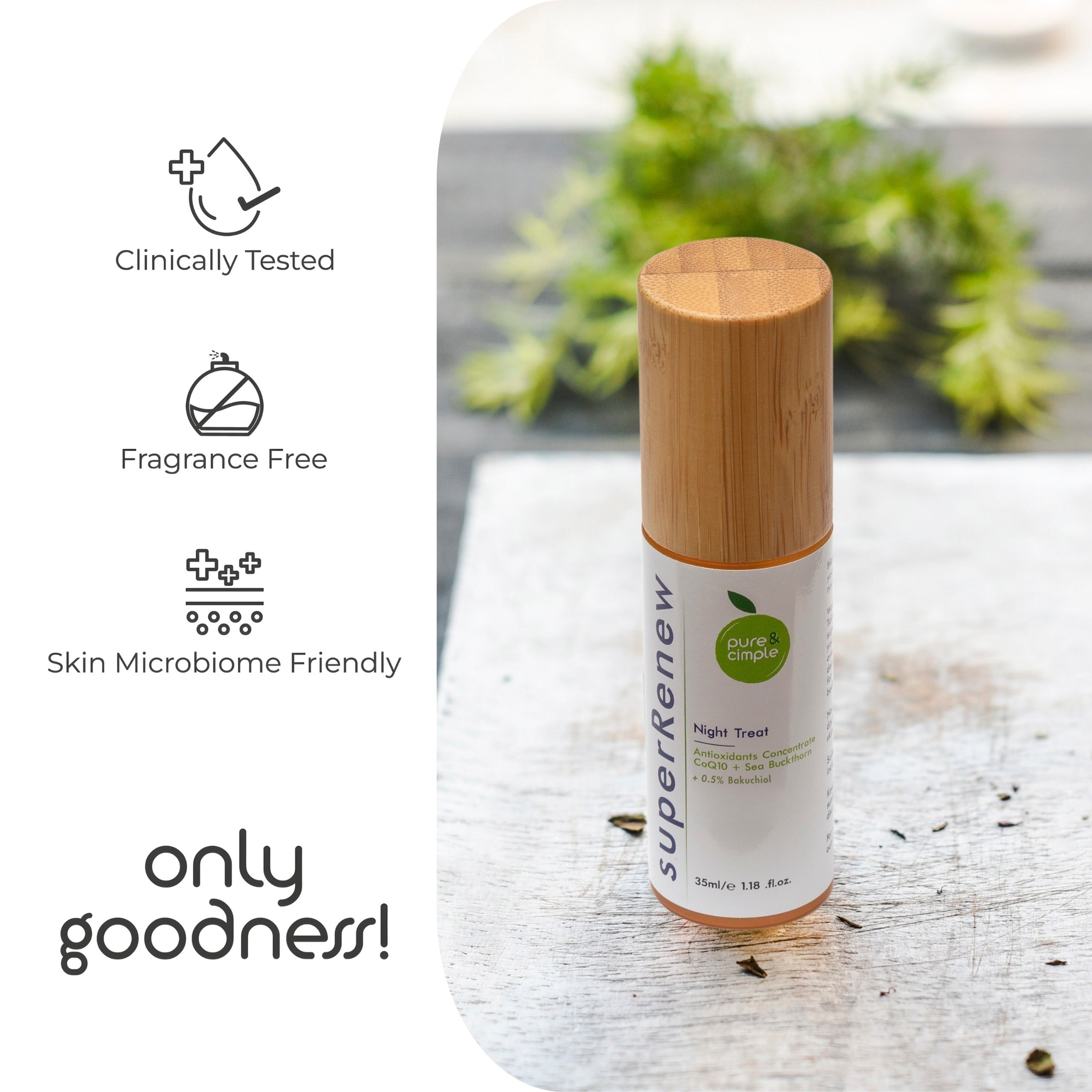 superRenew Night Face Oil – Bakuchiol Retinol Alternative| Pure