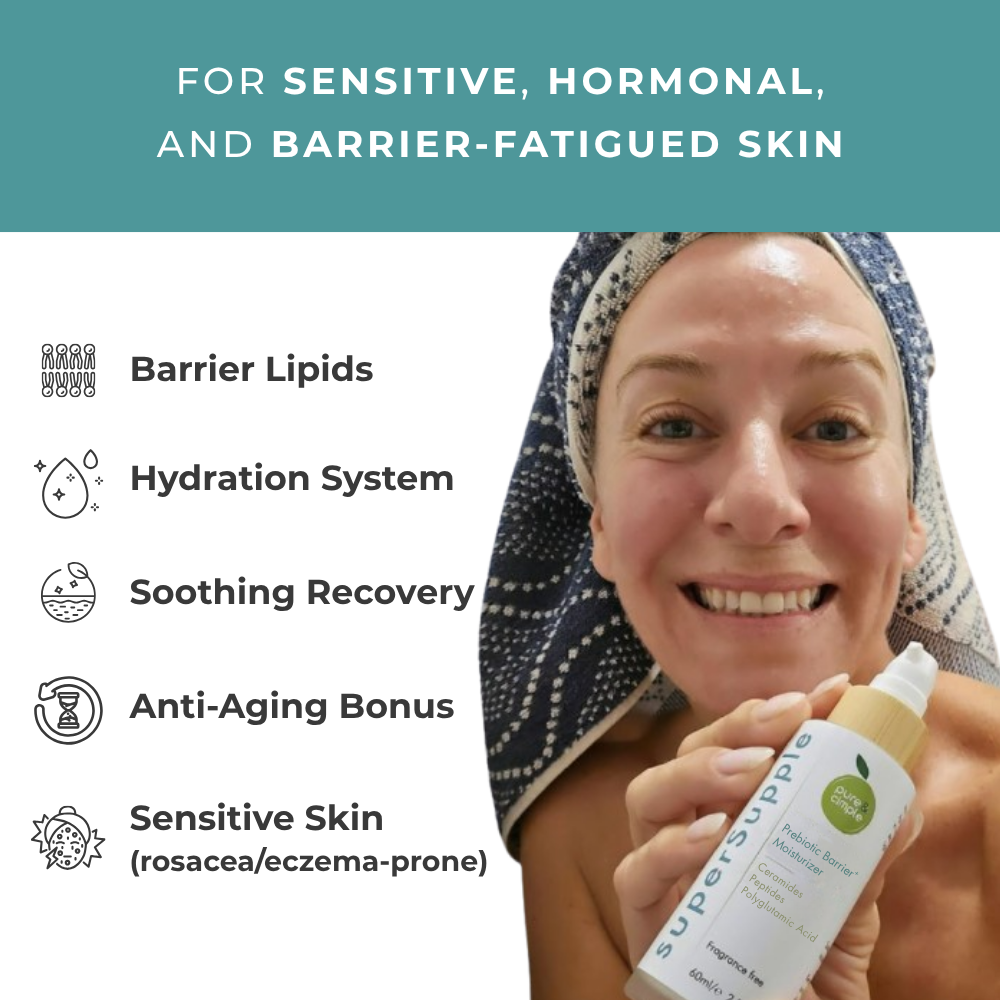 Barrier repair moisturizer for sensitive, harmonal, barrier-fatigued skin