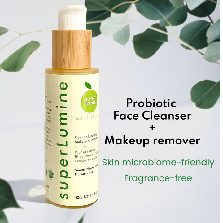 superLumine Probiotic Cleanser + Makeup remover